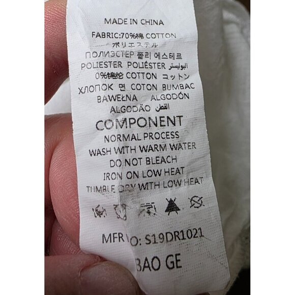 Simplee White Lace Embroidered Dress Size M - Picture 15 of 15